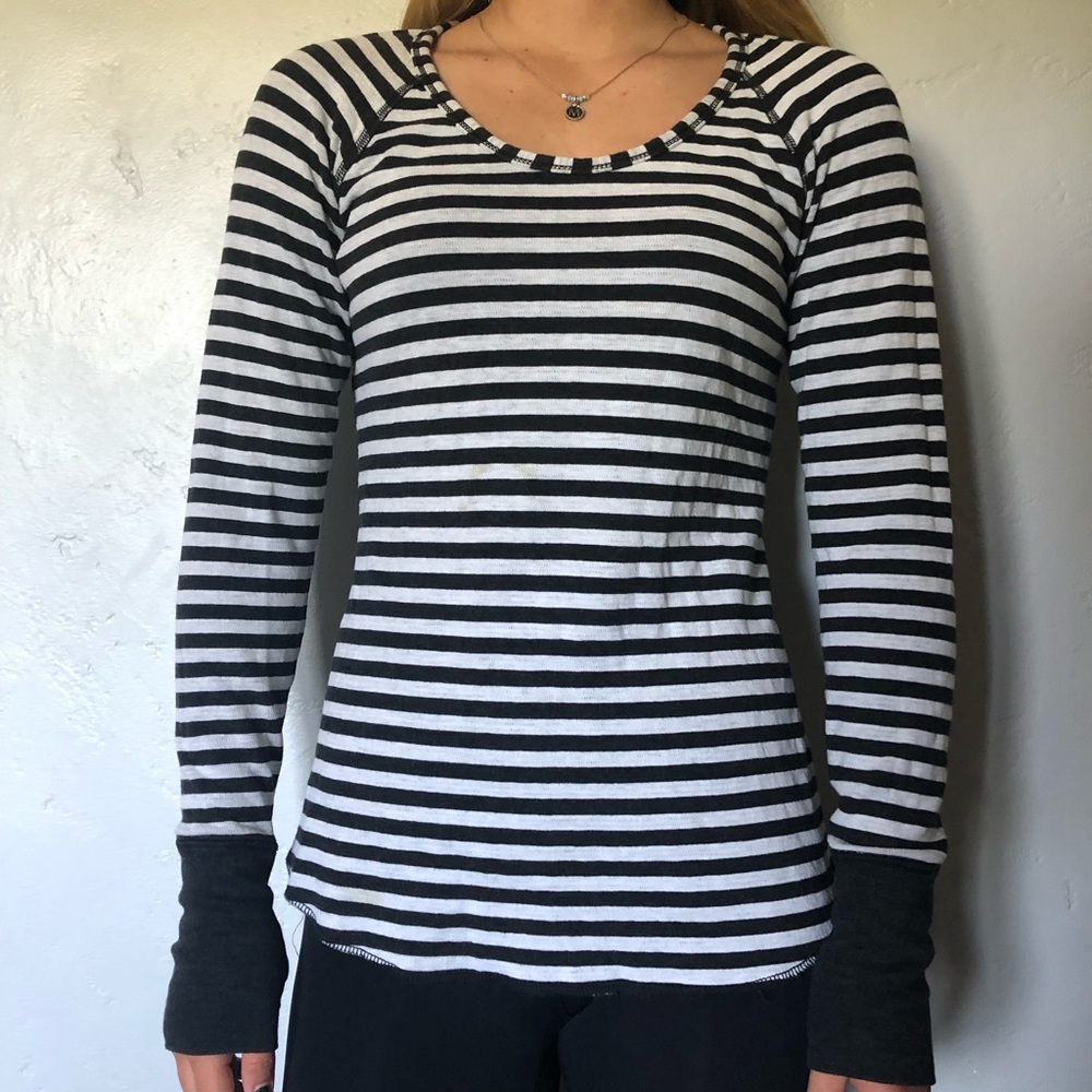 Lululemon Striped Long Sleeve